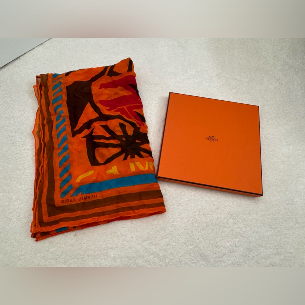 Hermes Puzzle Scarf, 68*25